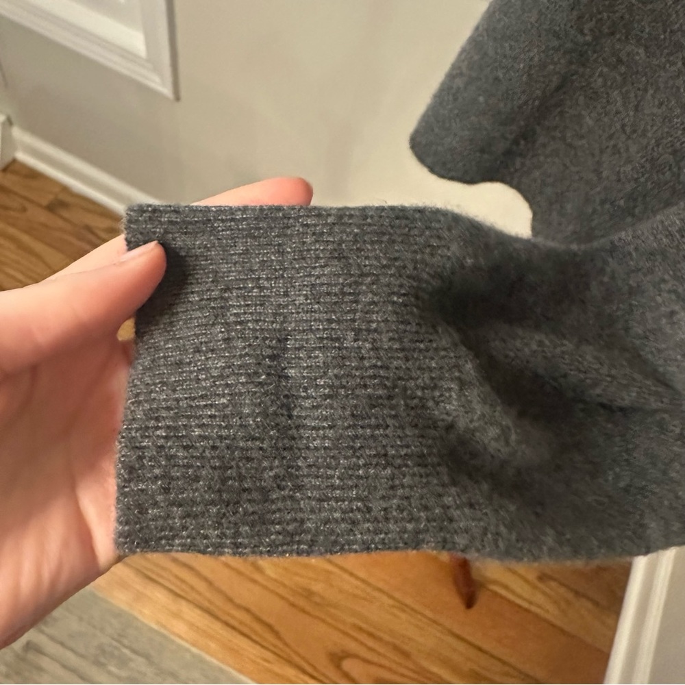 J. Crew Charcoal Gray Turtleneck Sweater - Picture 6 of 7